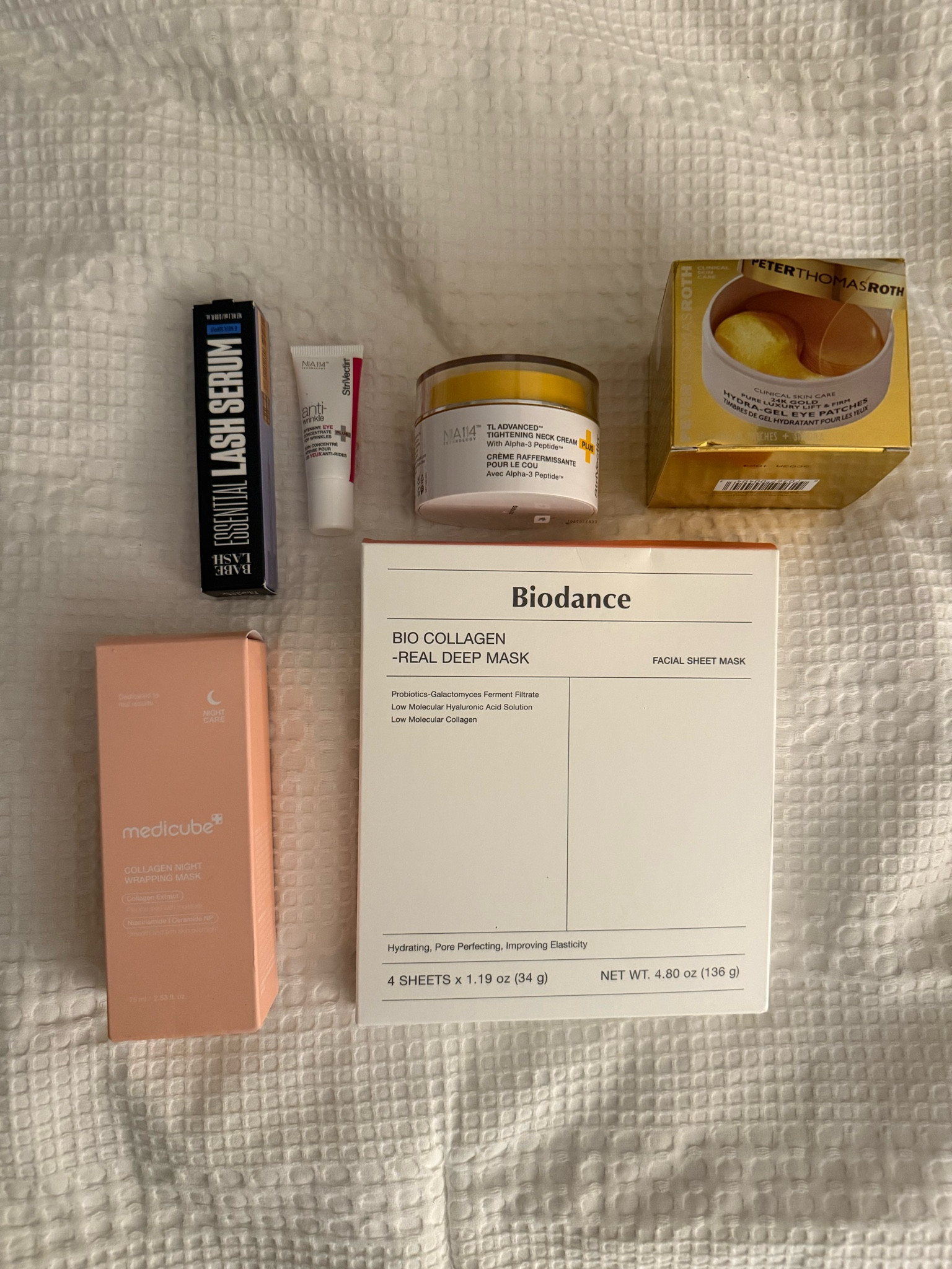 Some of my favorite products that I ordered on sale during Amazon Spring deals!! 

1) Babelash lash serum
2) Medicube collagen night wrapping mask
3) StriVectin eye cream
4) Biodance overnight collagen mask
5) StriVectin neck cream
6) Peter Thomas Roth eye patches 

#LTKSaleAlert #LTKFindsUnder50 #LTKBeauty