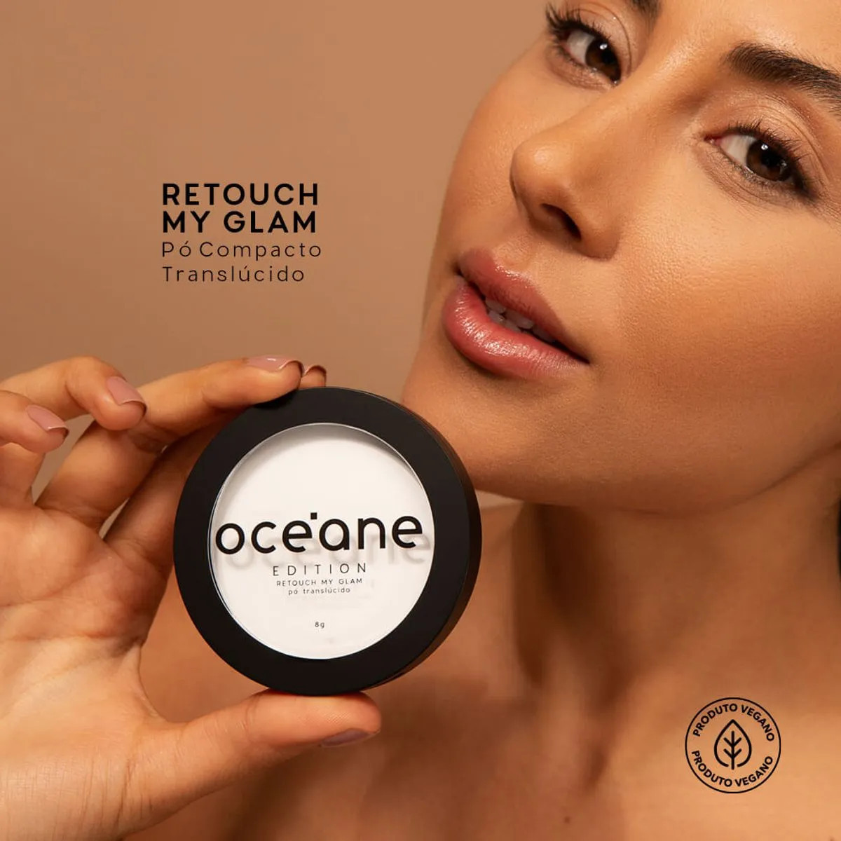 Pó Compacto Translúcido - Retouch My Glam Océane Edition 8g | Oceane (BR)