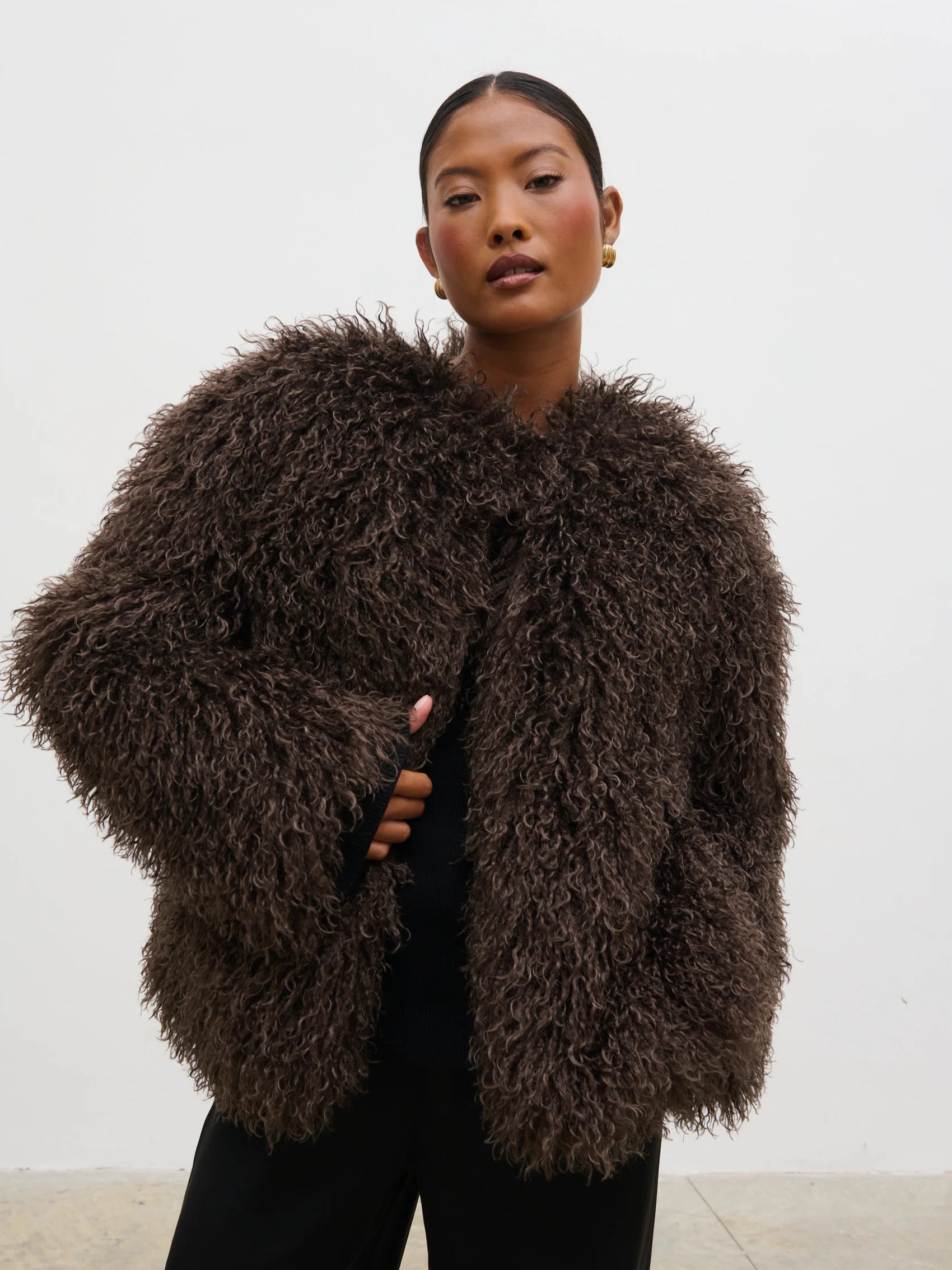 Irie Shaggy Short Faux Fur Coat | Pretty Lavish (UK)