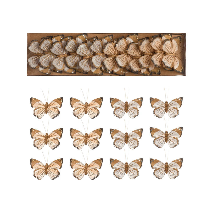 Paper Butterfly Clip-On Ornaments | Megan Molten