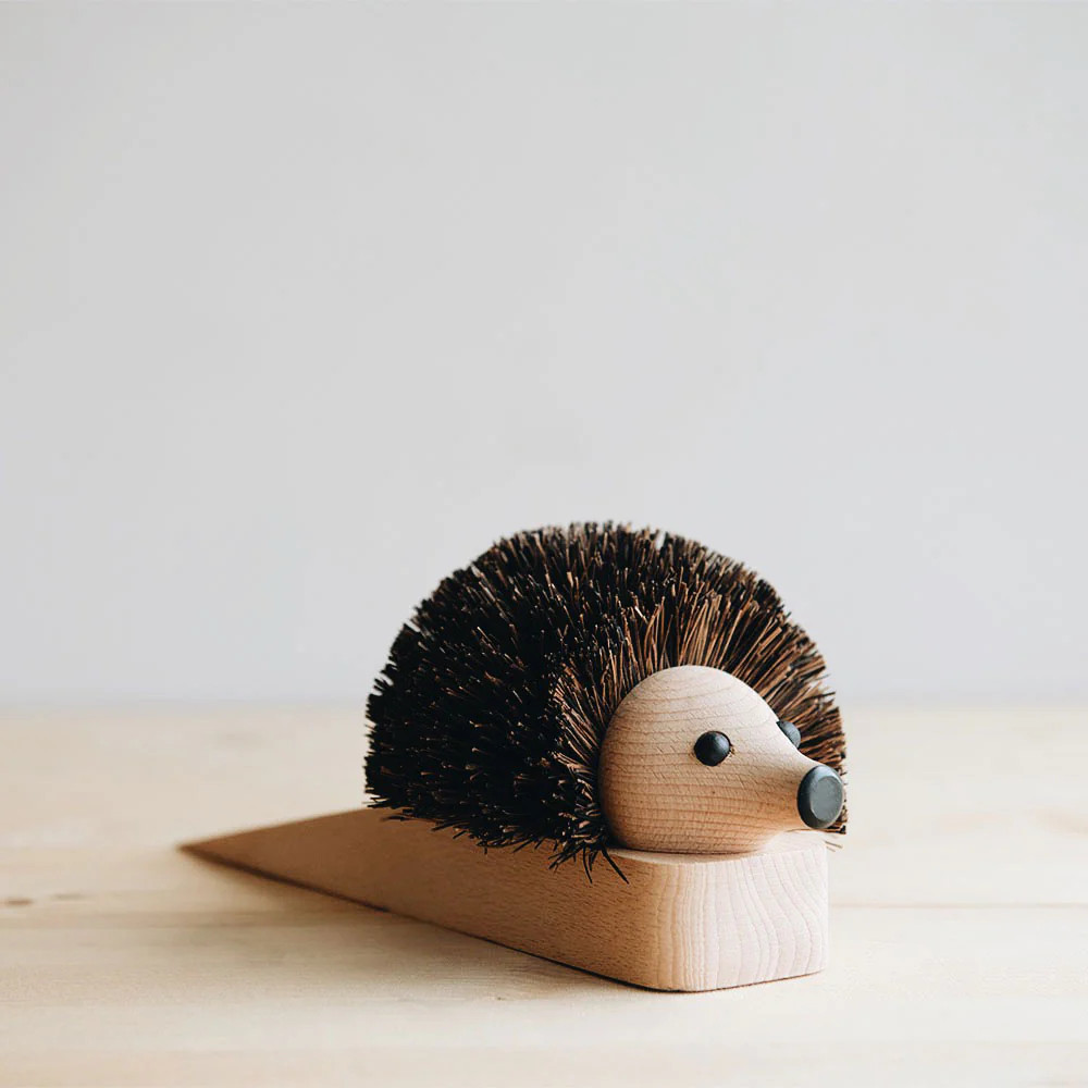 Hedgehog Wooden Door Stopper | Roan Iris