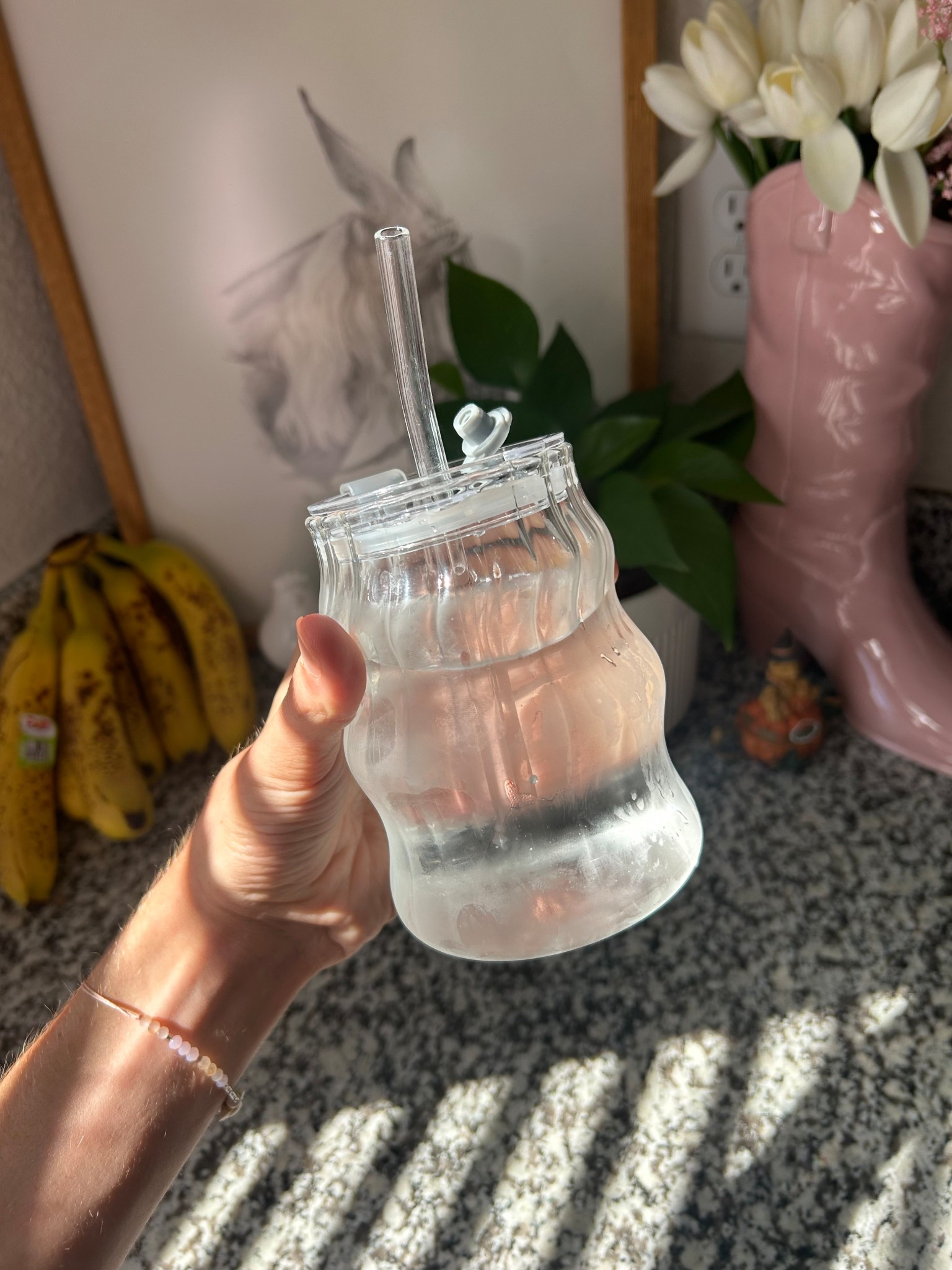retro wavy glass cups 🫧🤍✨🫶🏻

#LTKFindsUnder50 #LTKActive #LTKHome