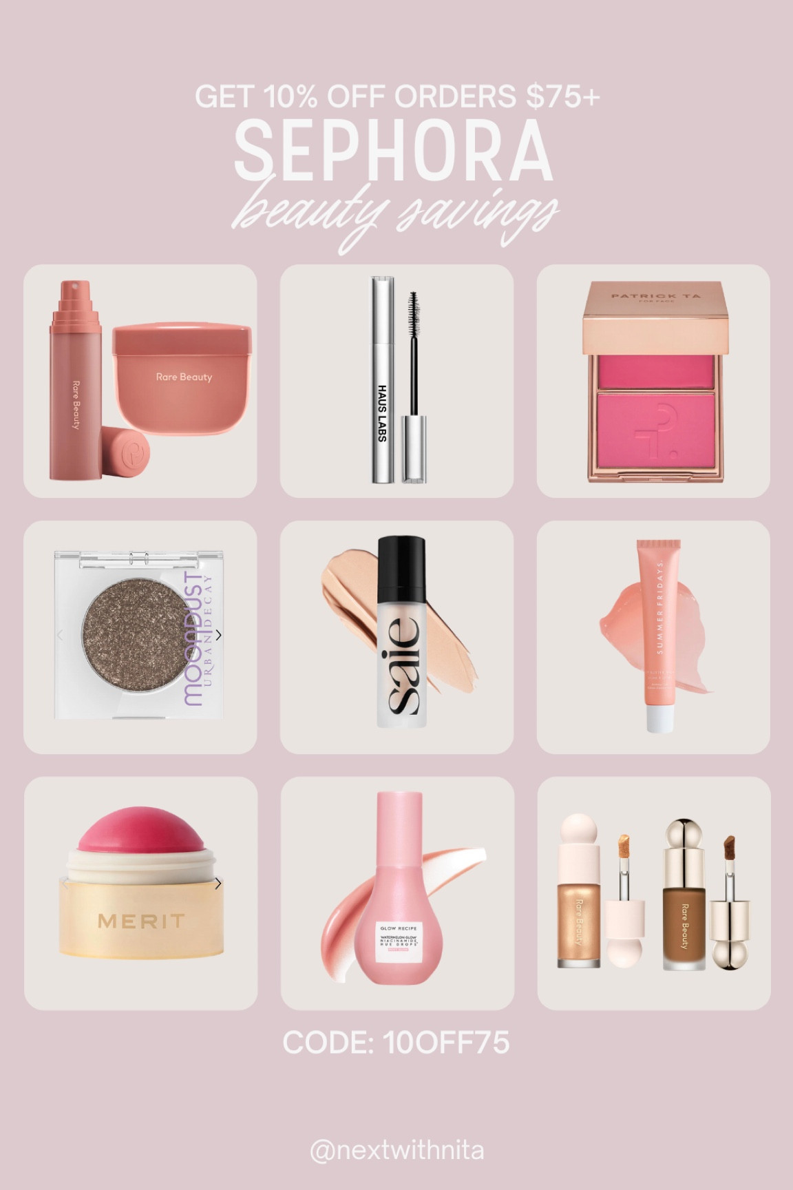 Little Sephora Sale!! Use code: 10off75 to get 10% off orders over $75!💄💋

#LTKSaleAlert #LTKBeauty #LTKFindsUnder50