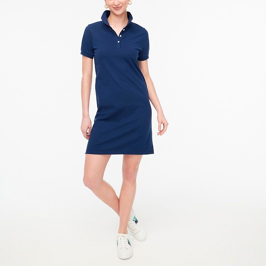Short-sleeve polo T-shirt dress | J.Crew Factory