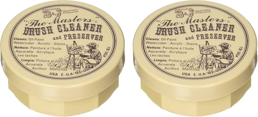 General Pencil 105-BP The Masters Brush Cleaner & Preserver 2.5 Ounces Carded (2 Pack) | Amazon (US)