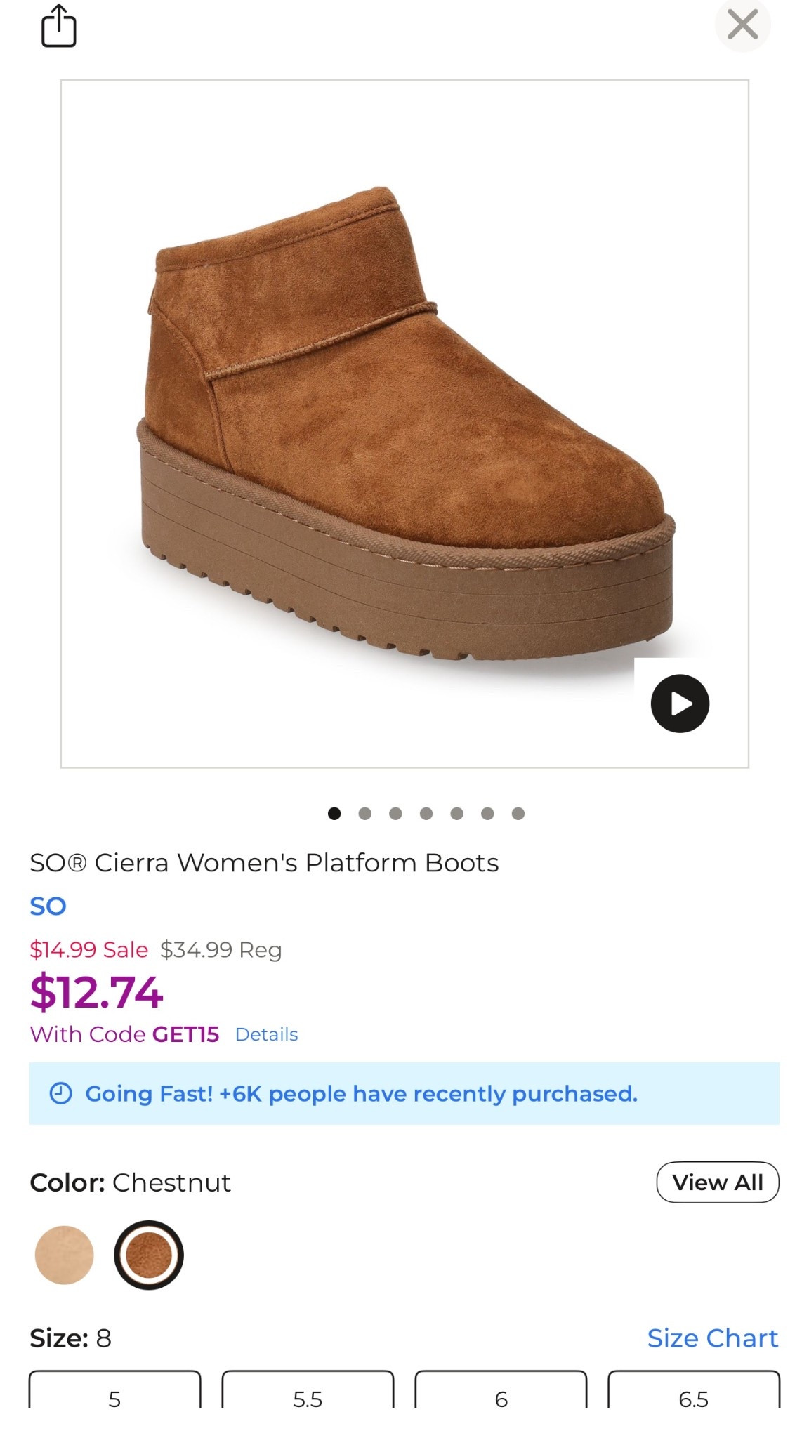 $13 platform ankle boots at kohls! 

#LTKFindsUnder50 #LTKootd #LTKSaleAlert