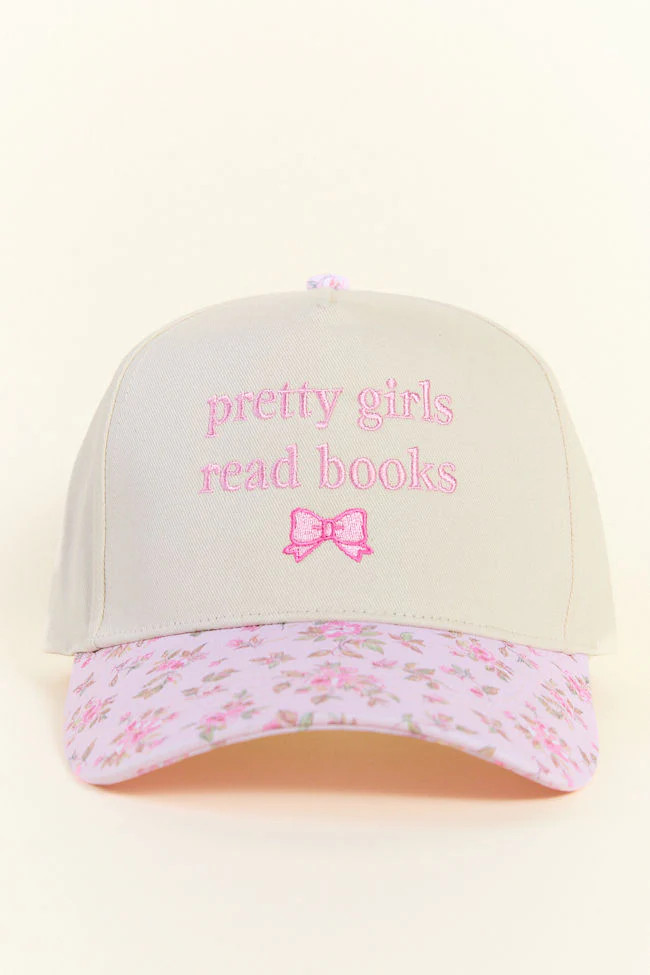 Pretty Girls Read Books Pink Trucker Hat | Pink Lily