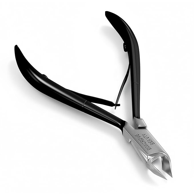 Professional Cuticle Cutter Stainless Steel Cuticle Nippers with Sharp Blades and Double Spring C... | Amazon (US)
