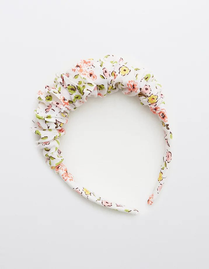 Aerie Cotton Scrunchie Headband | American Eagle Outfitters (US & CA)