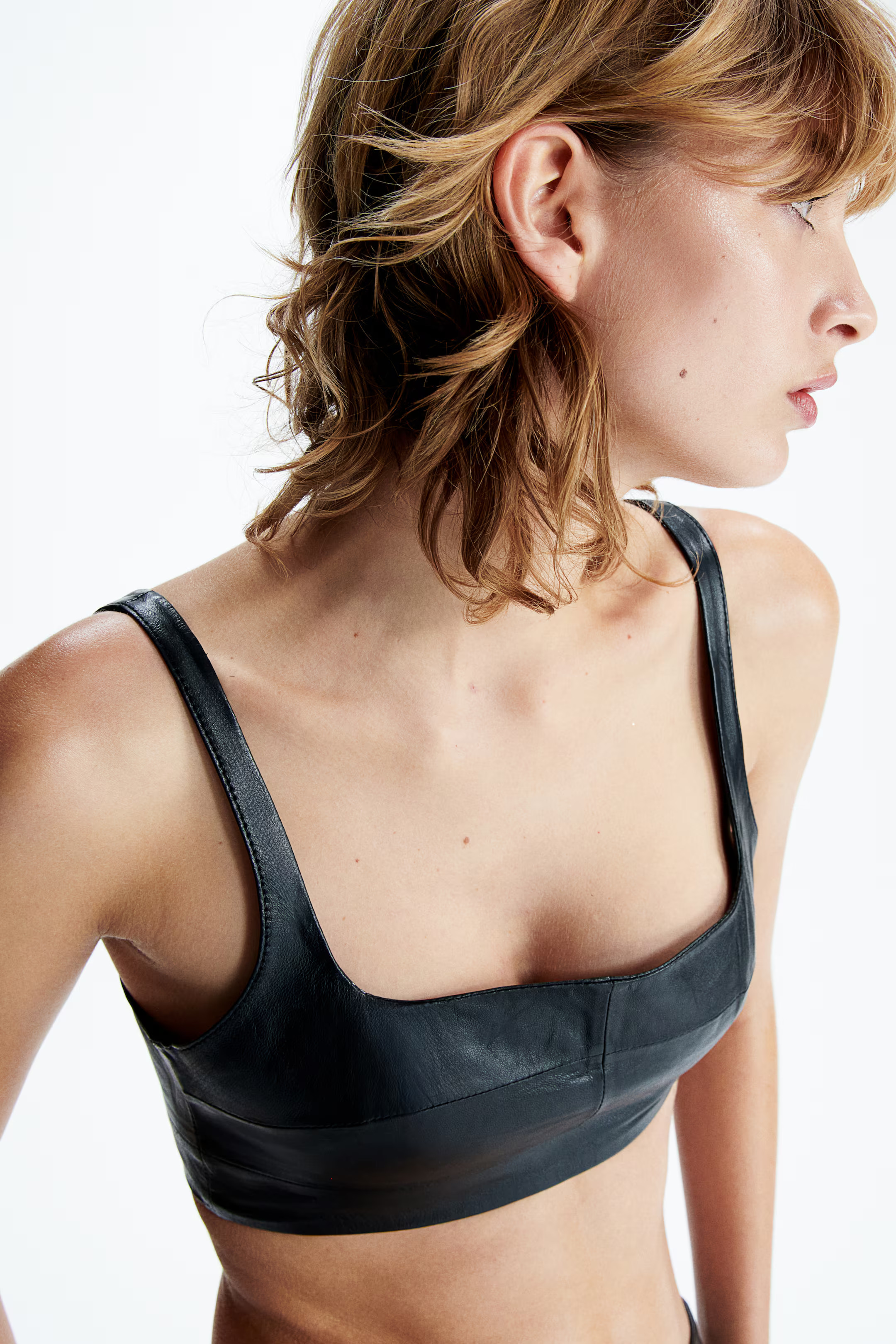 Leather Crop Top | H&M (US + CA)