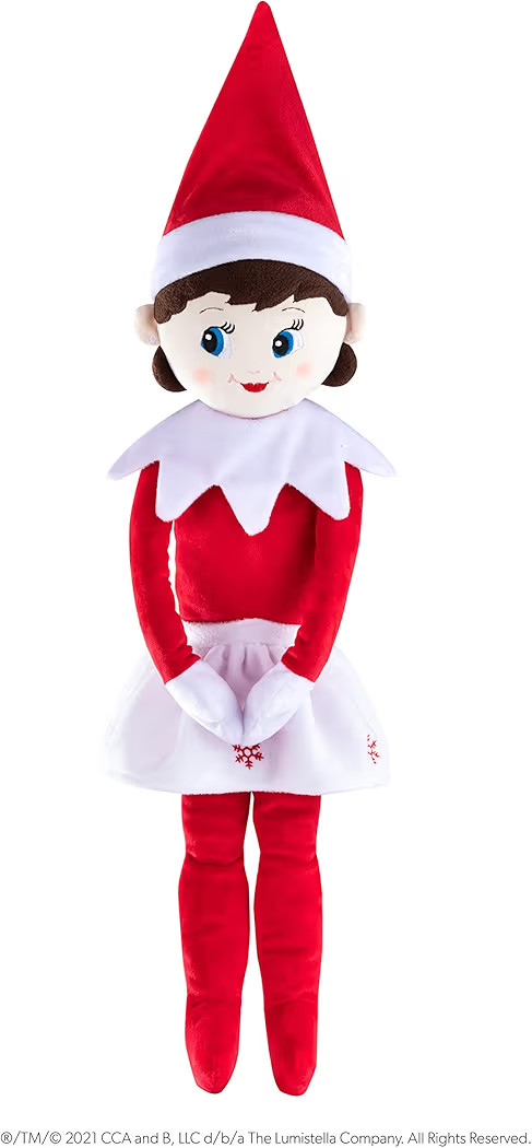 The Elf on the Shelf Plushee Pals Huggable, Red, 27 inches, Scout Elf Plush Toys - Huggable and L... | Amazon (US)