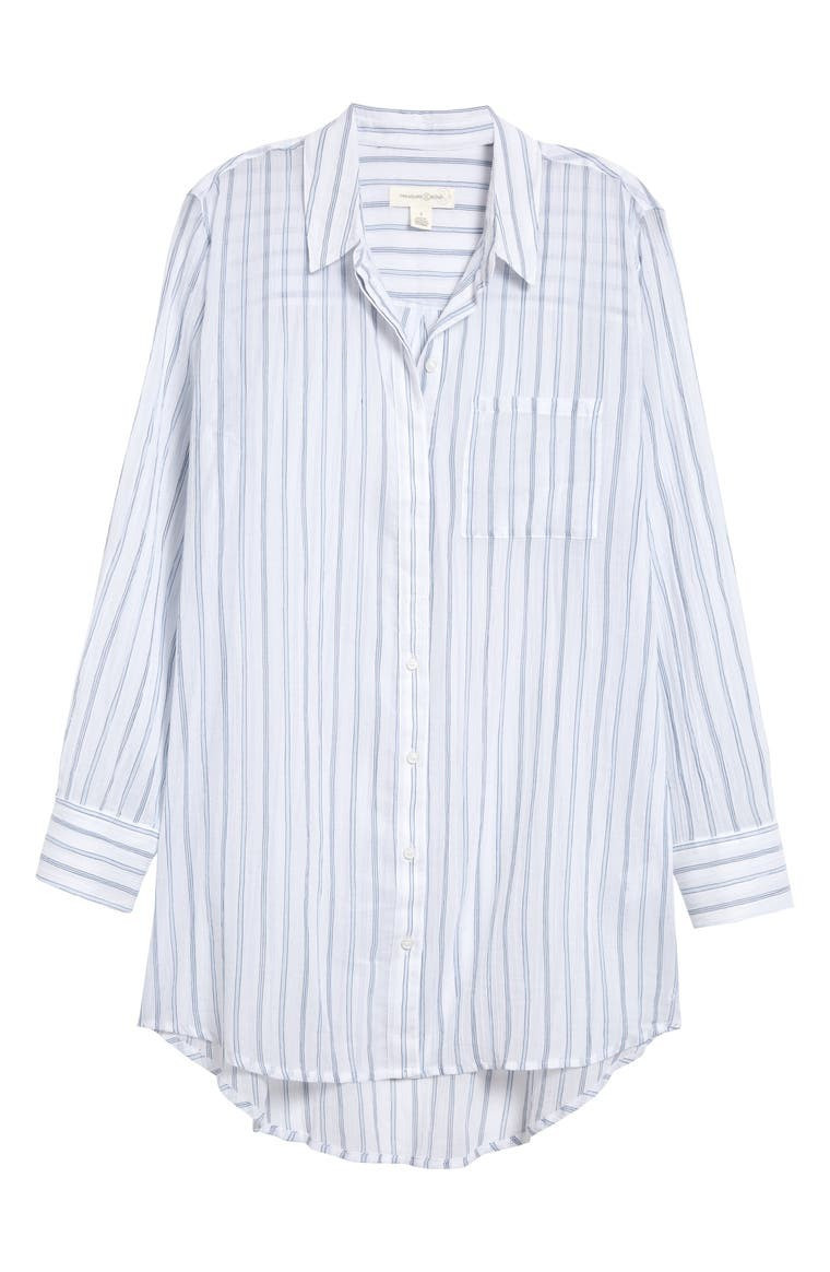 Treasure & Bond Stripe Woven Tunic | Nordstrom | Nordstrom