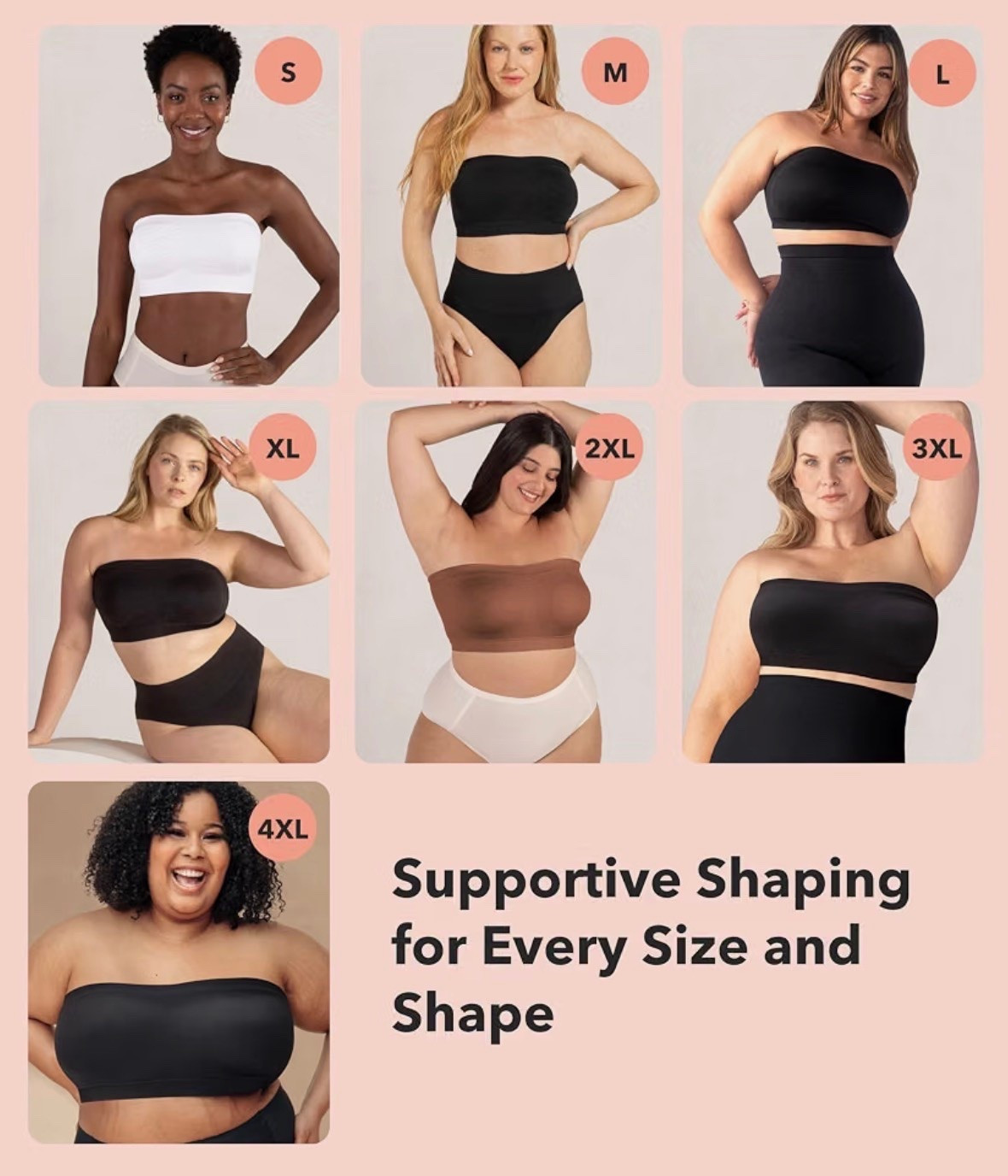 This strapless bra is comfortable, supportive, and stays in place without the constant need to adjust it. The wireless design and sewn-in cups provide a smooth, flattering fit, making it a great option for fuller busts. Perfect for wearing under strapless dresses, off-the-shoulder tops, and special-occasion outfits.

#LTKSaleAlert #LTKU #LTKgrwm