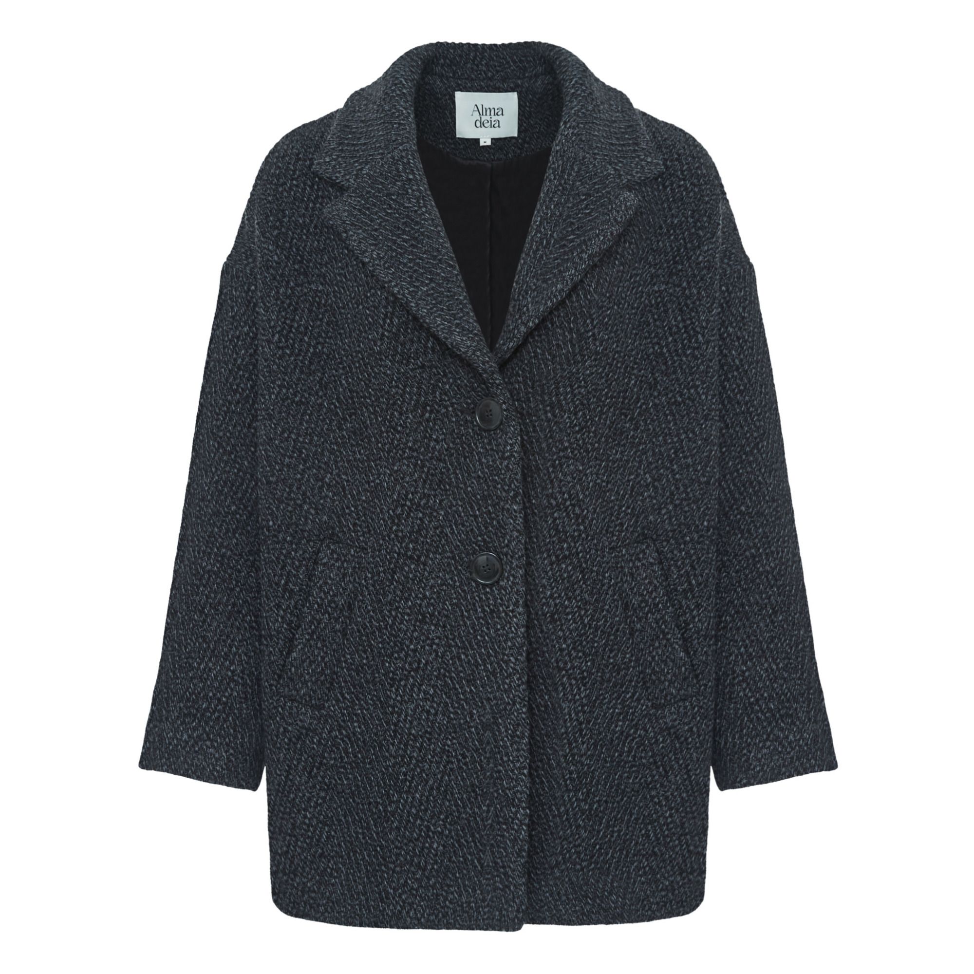Short Coat in Recycled Wool | Heather grey | Smallable