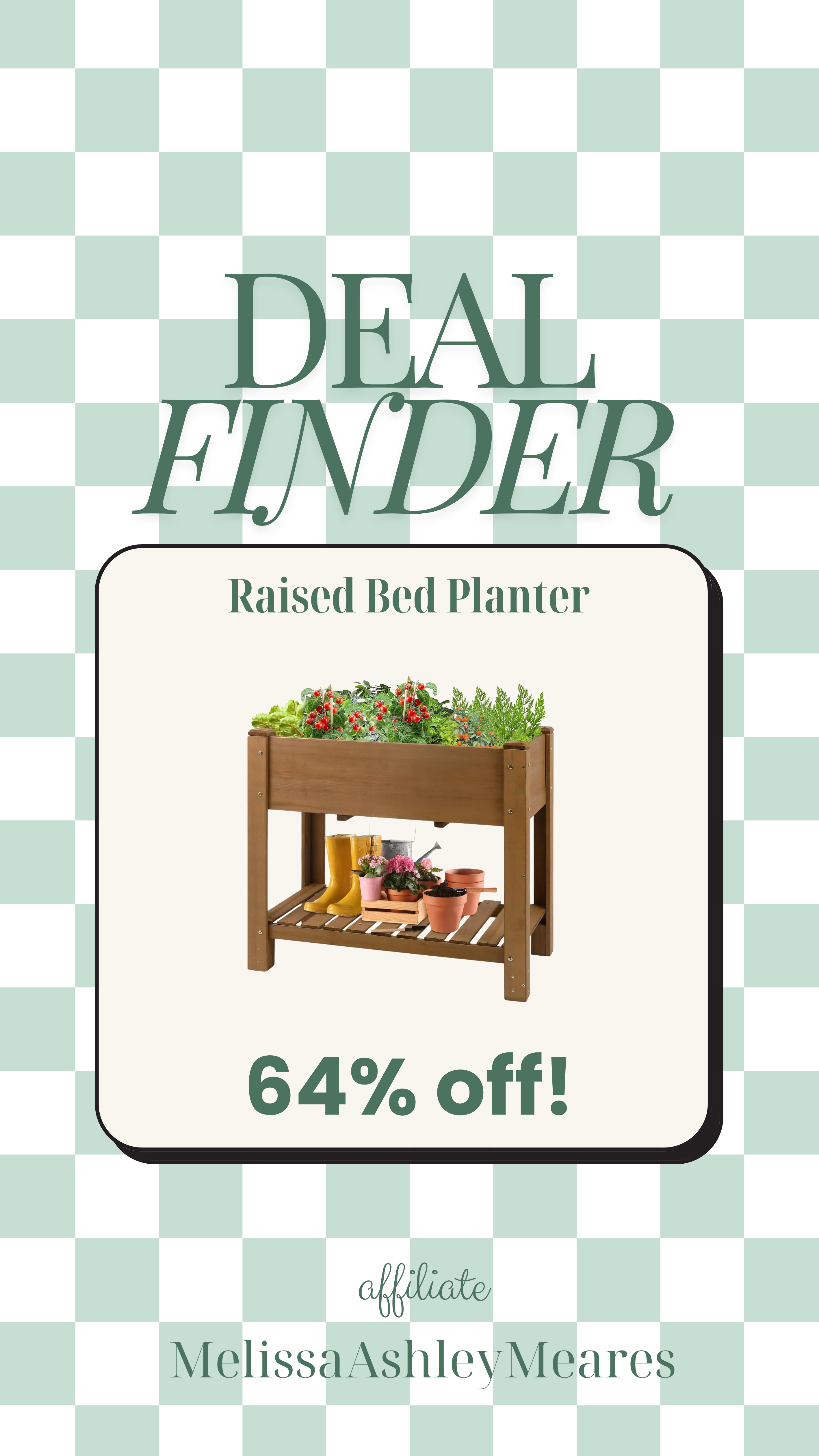 Love gardening, but hate all the bending and stooping, not to mention digging in the hard ground?  Then a raised bed planter is for you and this one is so nice!  Made of wood and has a convenient bottom shelf for storing your gardening supplies! And did I mention it's over half off?

raised bed planter, wooden planter, wood planter, planter with shelf, raised planter, garden, gardening, spring, planting, spring planting, flower garden, vegetable garden 

 #LTKSeasonal #LTKSaleAlert #LTKFindsUnder100