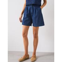 Mango Rinse Wash Denim Bermuda Shorts - Dark Blue | Very (UK)