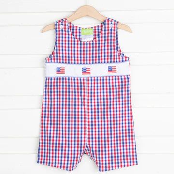 Red and Blue Plaid Jon Jon | Classic Whimsy