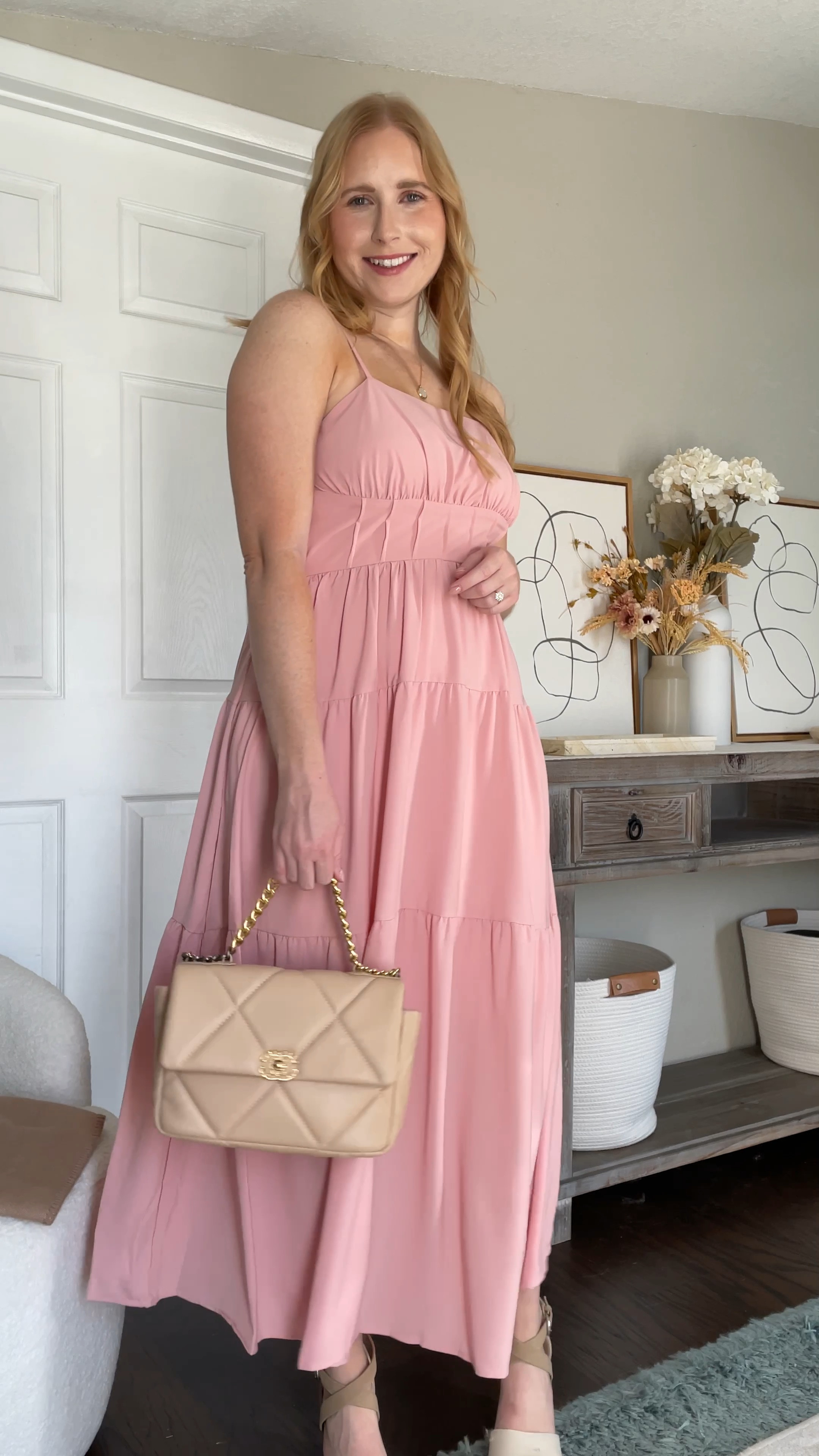 Amazon Wedding Guest Dress - Affordable by Amanda wears her true size Medium in this long pink maxi dress from amazon! Gorgeous wedding guest dress for spring and summer 

#weddingguestdress
#amazon
#amazonfashion
#amazon
#ltkvideo
LTKVIDEO
LTK VIDEO

#LTKunder50 #LTKSeasonal #LTKwedding