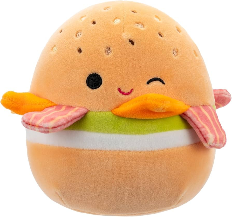 Squishmallows Original 5-Inch Geronimo Breakfast Bagel - Official Jazwares Plush | Amazon (US)