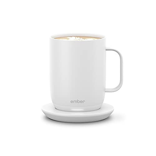Ember Temperature Control Smart Mug 2, 14 Oz, App-Controlled Heated Coffee Mug with 80 Min Battery Life and Improved Design, White | Amazon (CA)