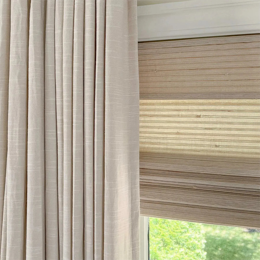 Motorized Window Woven Bamboo Shades | TWOPAGES