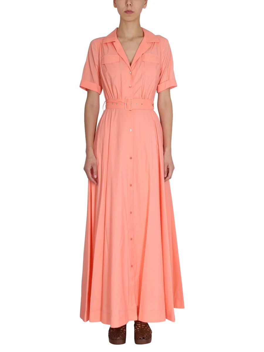Staud Millie Short-Sleeved Maxi Dress | Cettire Global