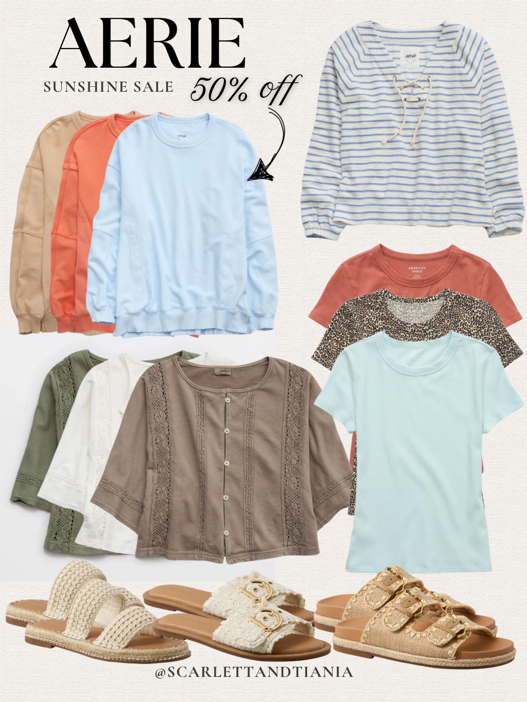 Aerie SUNSHINE SALE ☀️🕶️ 30-70% off! 
My favorite sweatshirts are 50% off! 

Sales // aerie // deals // American Eagle // sale alert // spring sale // beach // summer // spring fashion 

#LTKSaleAlert #LTKFindsUnder50 #LTKStyleTip