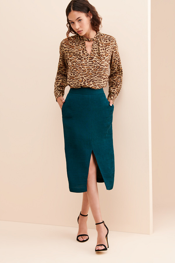 Textured Rib Pencil Skirt | Nuuly