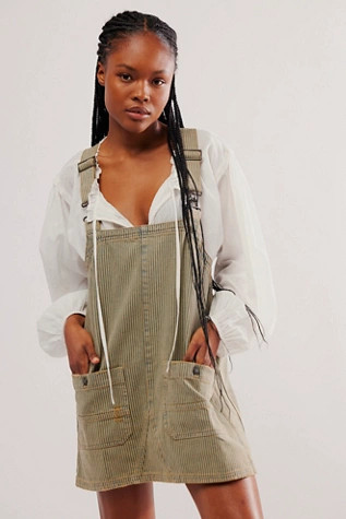 We The Free Overall Smock Mini Railroad Top | Free People (Global - UK&FR Excluded)