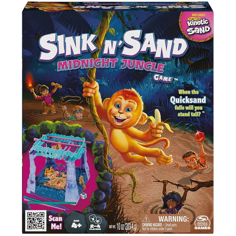 Sink N’ Sand, Midnight Jungle Amazon Exclusive Kids Board Game with Kinetic Sand for Sensory Fu... | Amazon (CA)