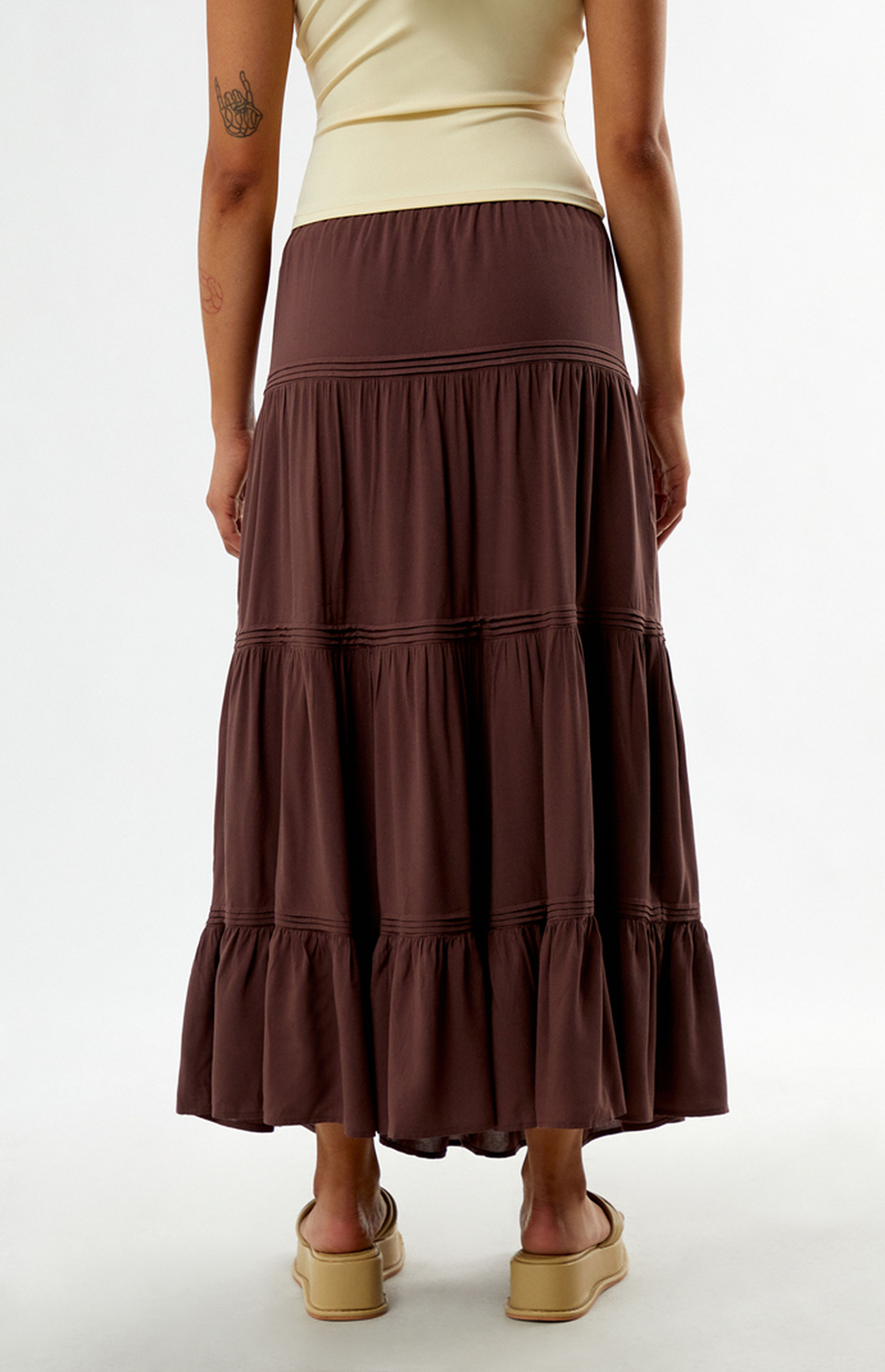 Your Favorite Tiered Maxi Skirt | PacSun