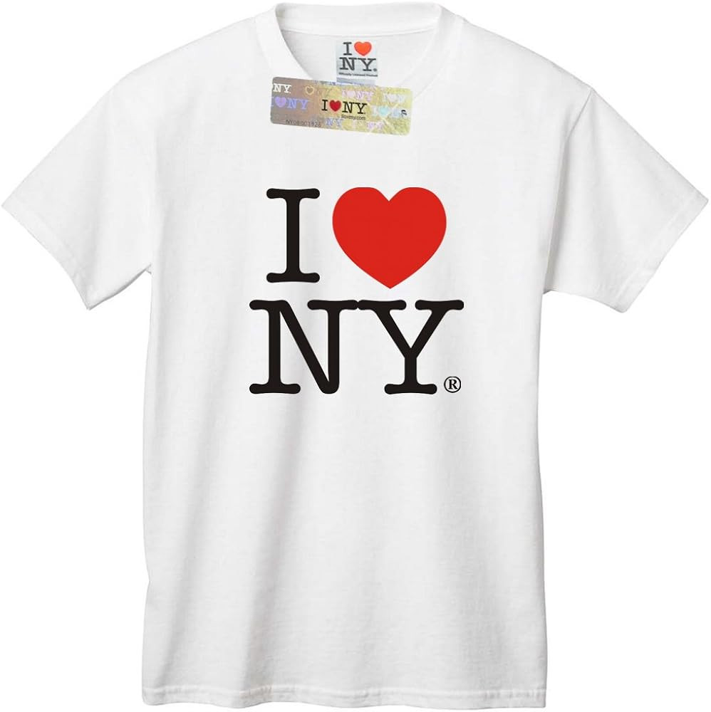 I Love NY T-Shirt White Unisex Short Sleeve | Amazon (US)
