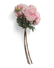 21in Bundle Of 3 Peony Flower Stems | Marshalls