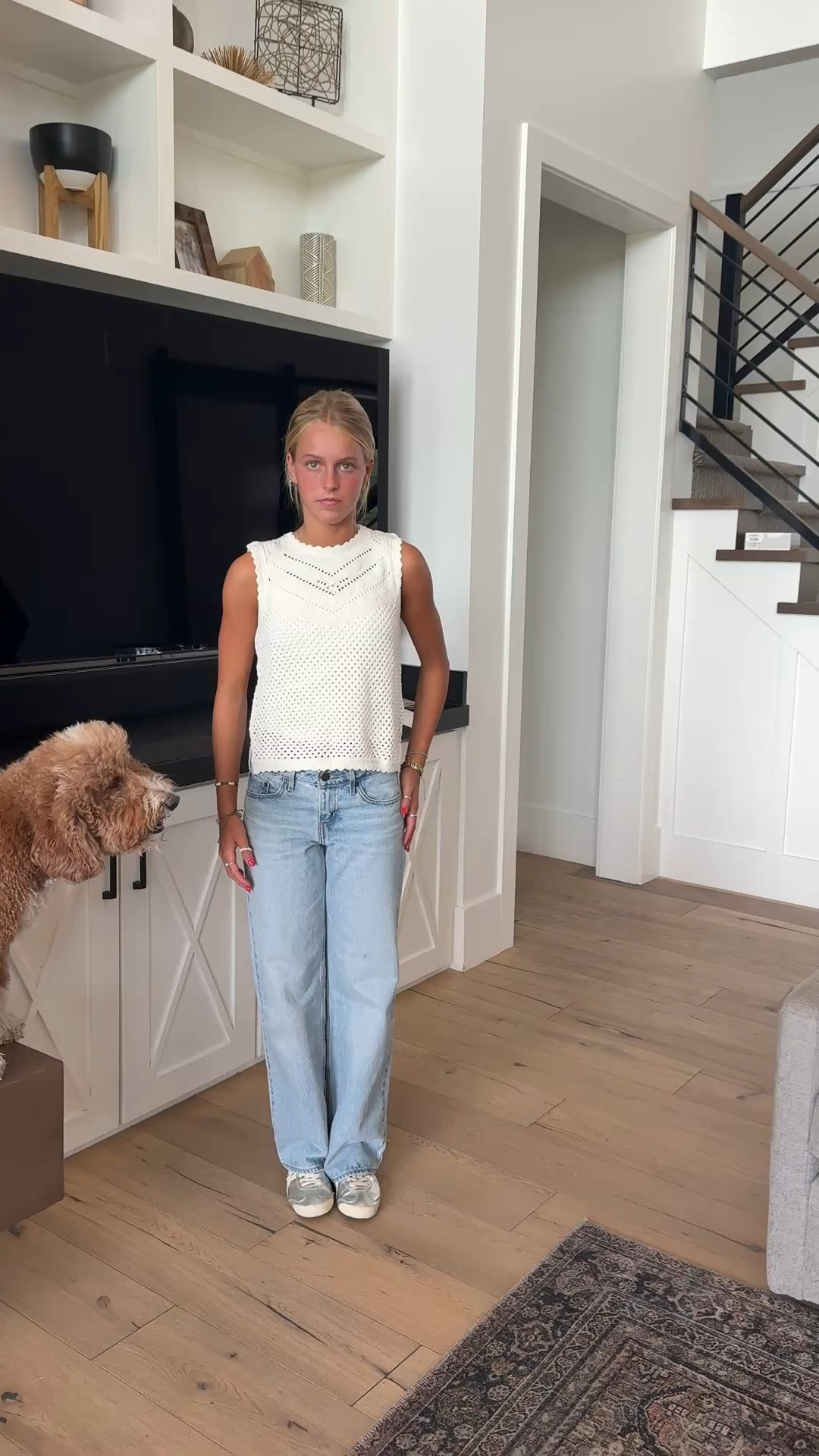 Wearing and XS in this cute top!
@levis #LevisPartner #Levis