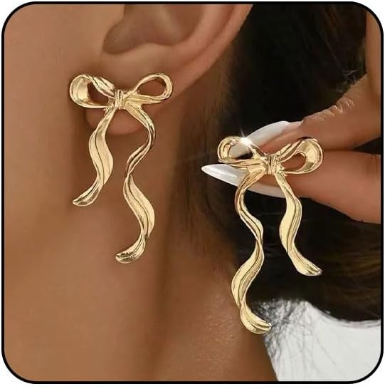 Valentines Earrings for Women Red Hot Pink Black Bow Earrings Holiday Earring Christmas Jewelry f... | Amazon (US)