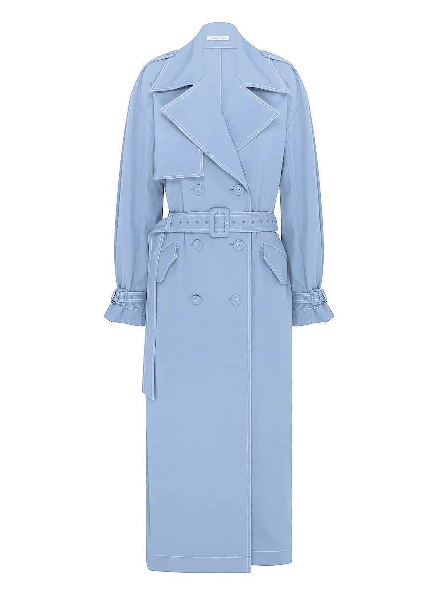 MADDEN COAT (DUSTY BLUE) | Anna Quan (Global)