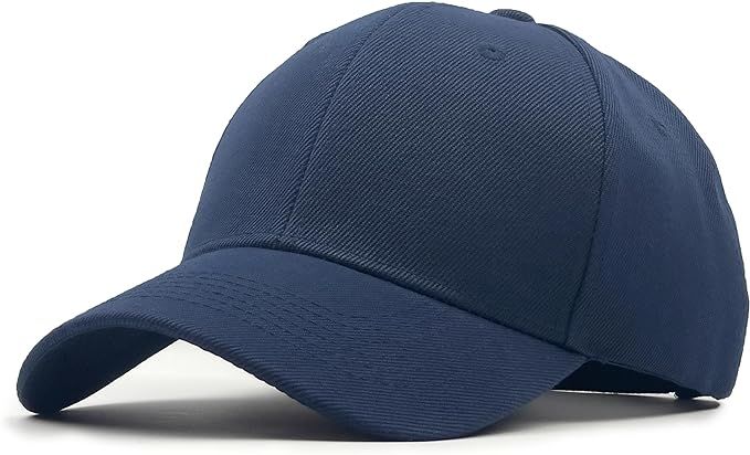 Structured Baseball Cap with Adjustable Closure - Performance Hat for Outdoor Activities and Cust... | Amazon (US)