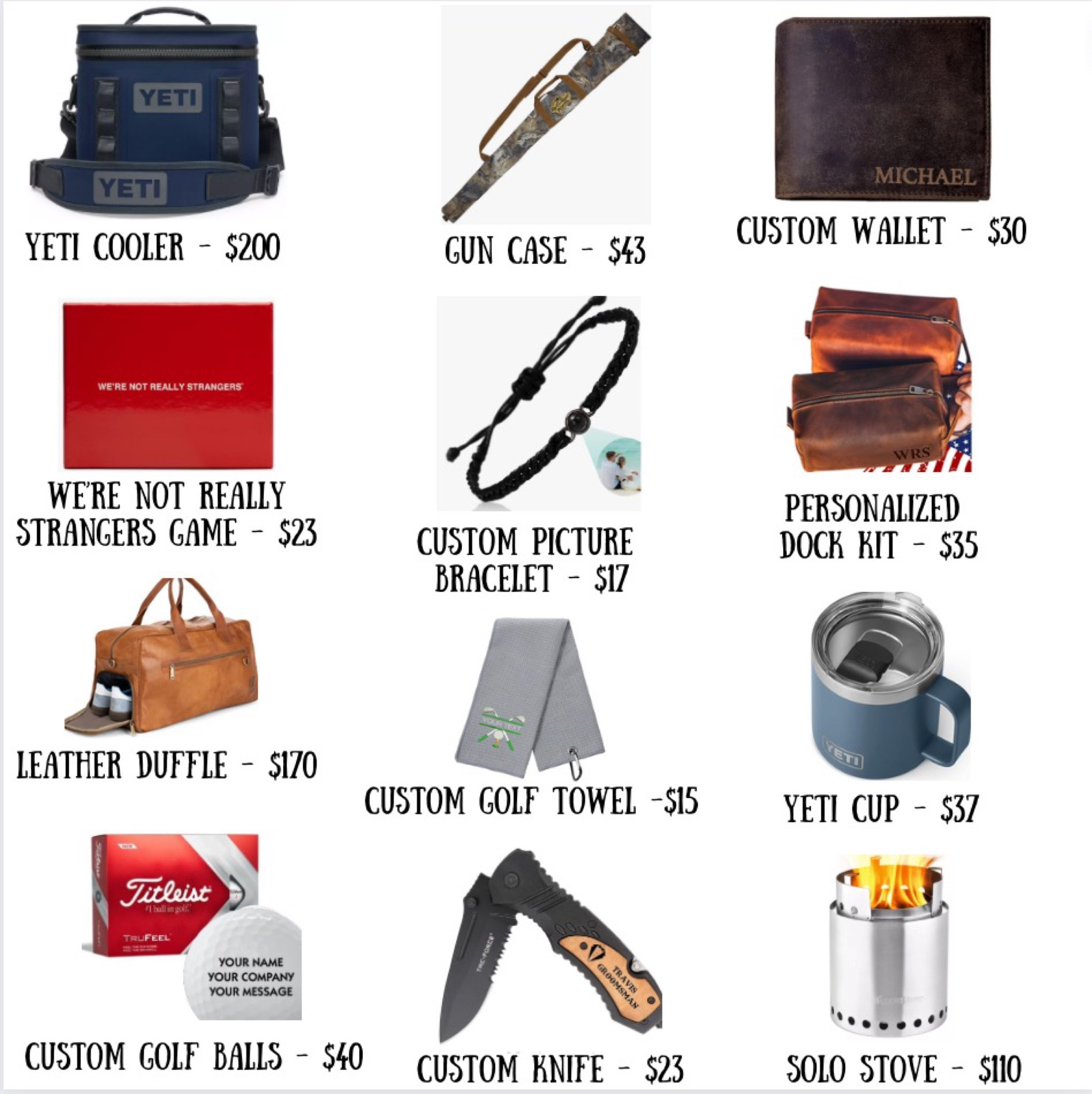 Personalized gifts for HIM! 🤝🏼

#LTKHoliday #LTKSeasonal #LTKGiftGuide