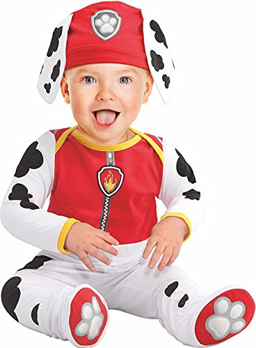 Rubies Boy's Paw Patrol Marshall Costume, As Shown, Newborn for Themed Parties and Halloween | Amazon (US)