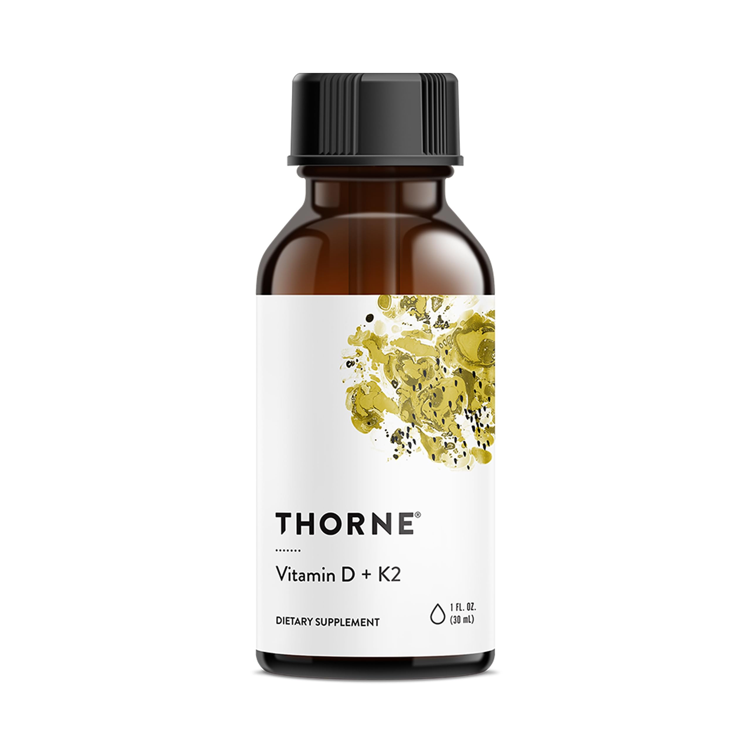THORNE - Vitamin D + K2 Liquid with a Metered Dispenser - Vitamins D3 & K2 to Support Healthy Bon... | Amazon (US)