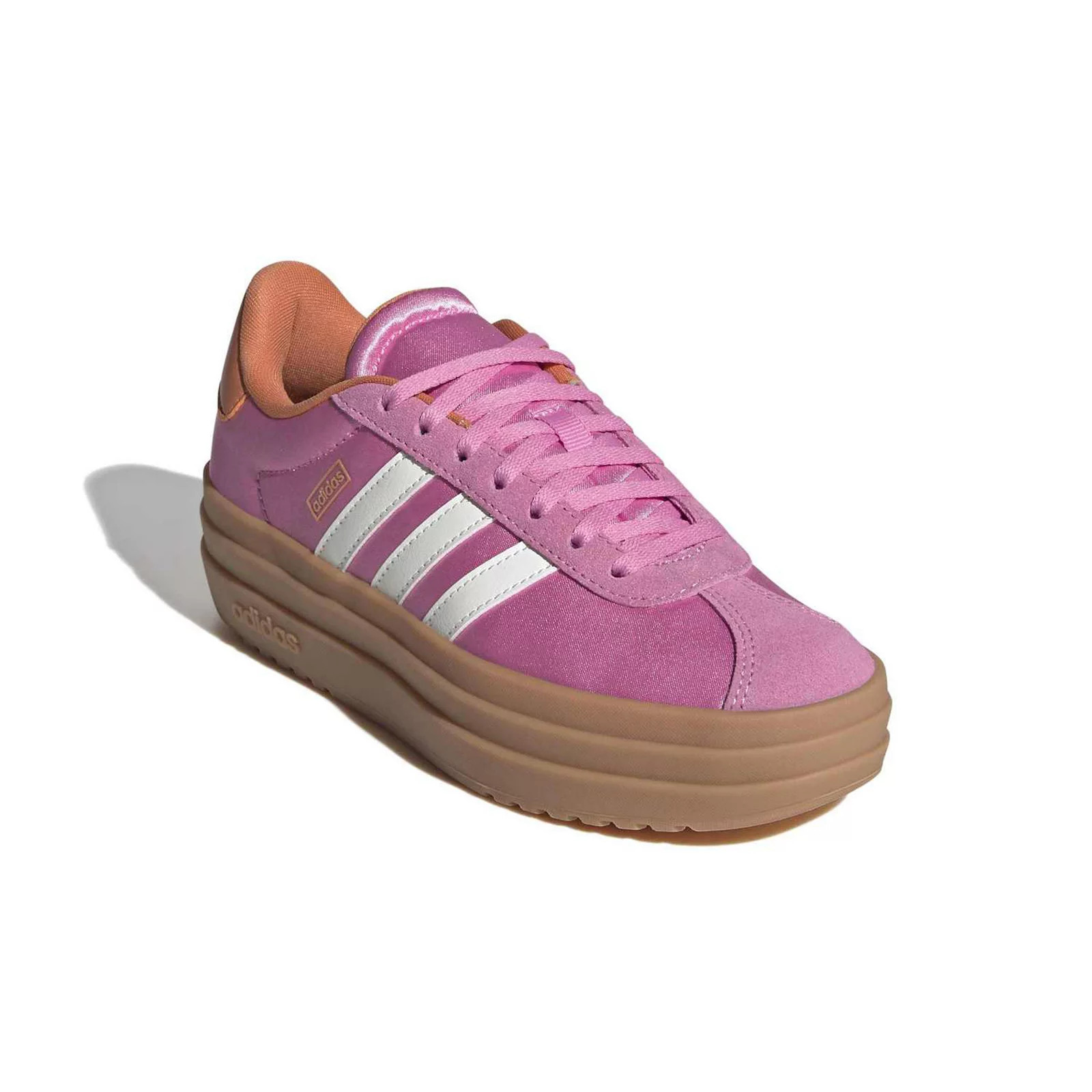 adidas Vl Court Bold 3.0 Big Kids Shoes, Kids Unisex, Size: 4, Bliss Pink Orange | Kohl's