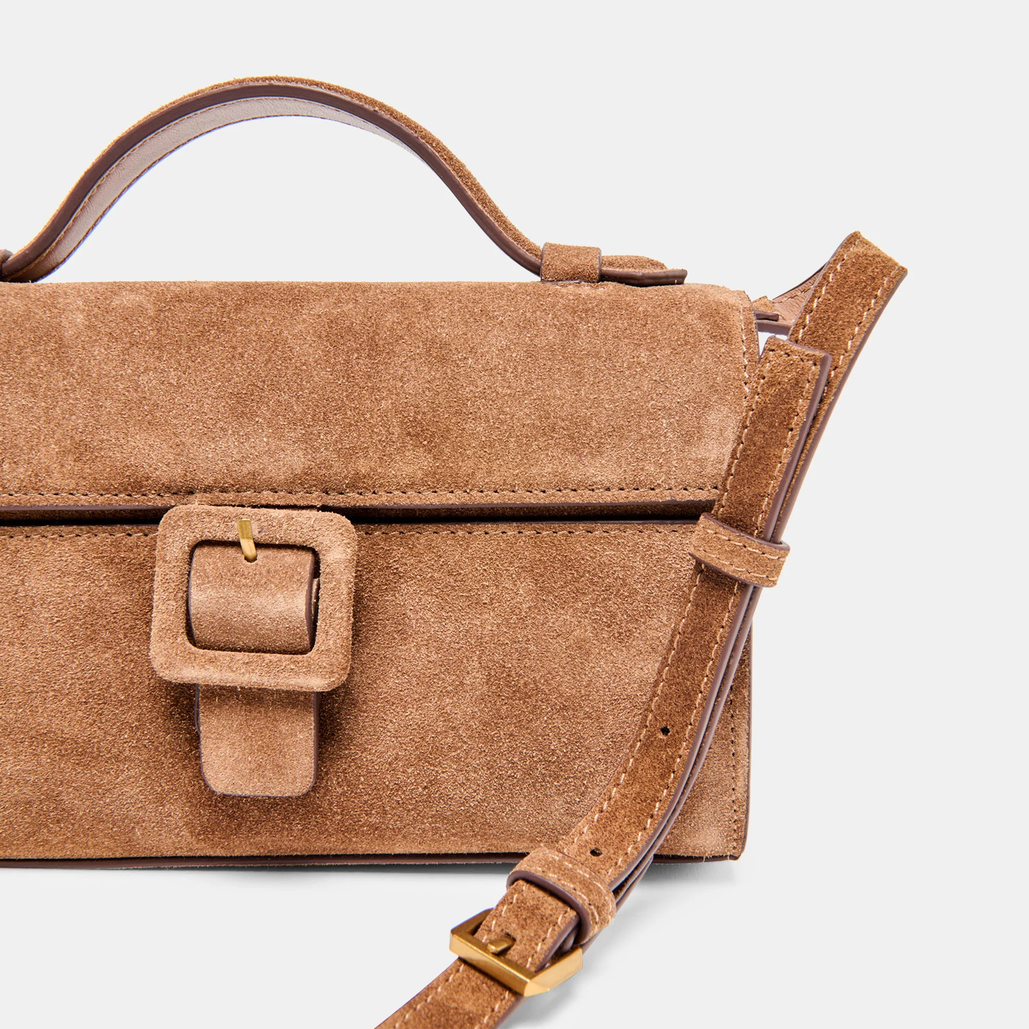 Chris Camel Suede Crossbody | Dolce Vita | DolceVita.com
