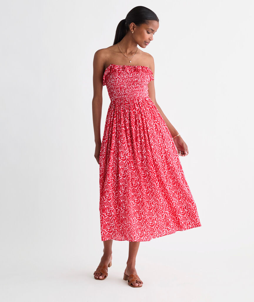 Soleil Strapless Cover-Up Dress | vineyard vines
