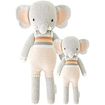 cuddle + kind Evan The Elephant Little 13" Hand-Knit Doll – 1 Doll = 10 Meals, Fair Trade, Heirloom  | Amazon (US)