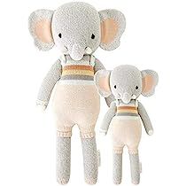 cuddle + kind Evan The Elephant Little 13" Hand-Knit Doll – 1 Doll = 10 Meals, Fair Trade, Heirloom  | Amazon (US)