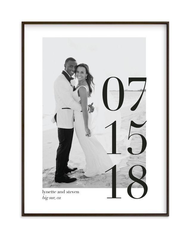 "Big Date" - Custom Photo Art Print by Bethany Anderson. | Minted