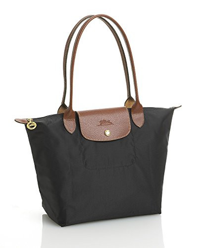 Longchamp Medium Shoulder Tote - Le Pliage - Black - Versatile Tote | Amazon (US)