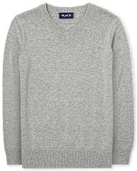 Boys Uniform Long Sleeve V-Neck Sweater | The Children's Place