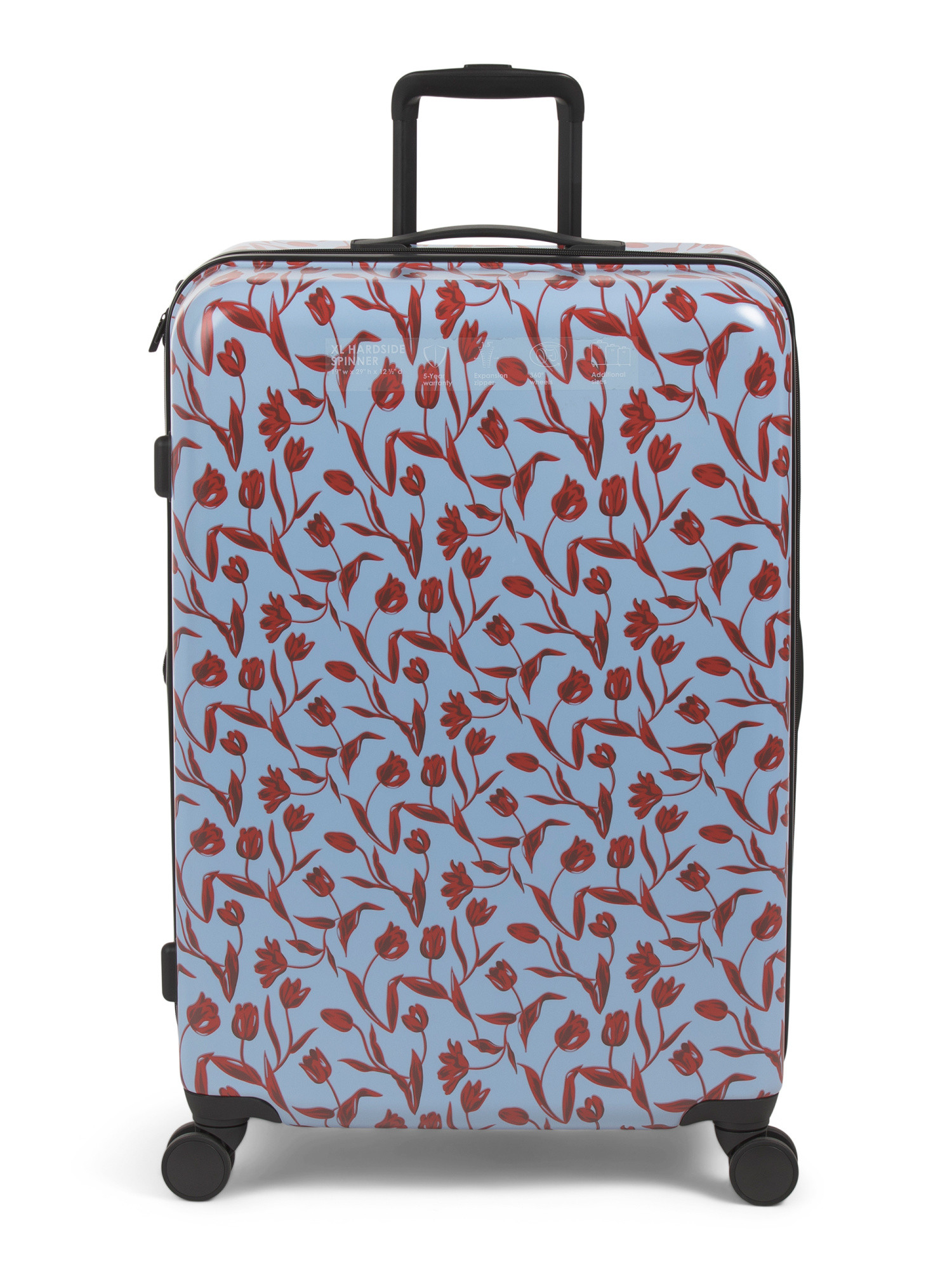 29in Floating Tulips Extra Large Hardside Spinner | TJ Maxx