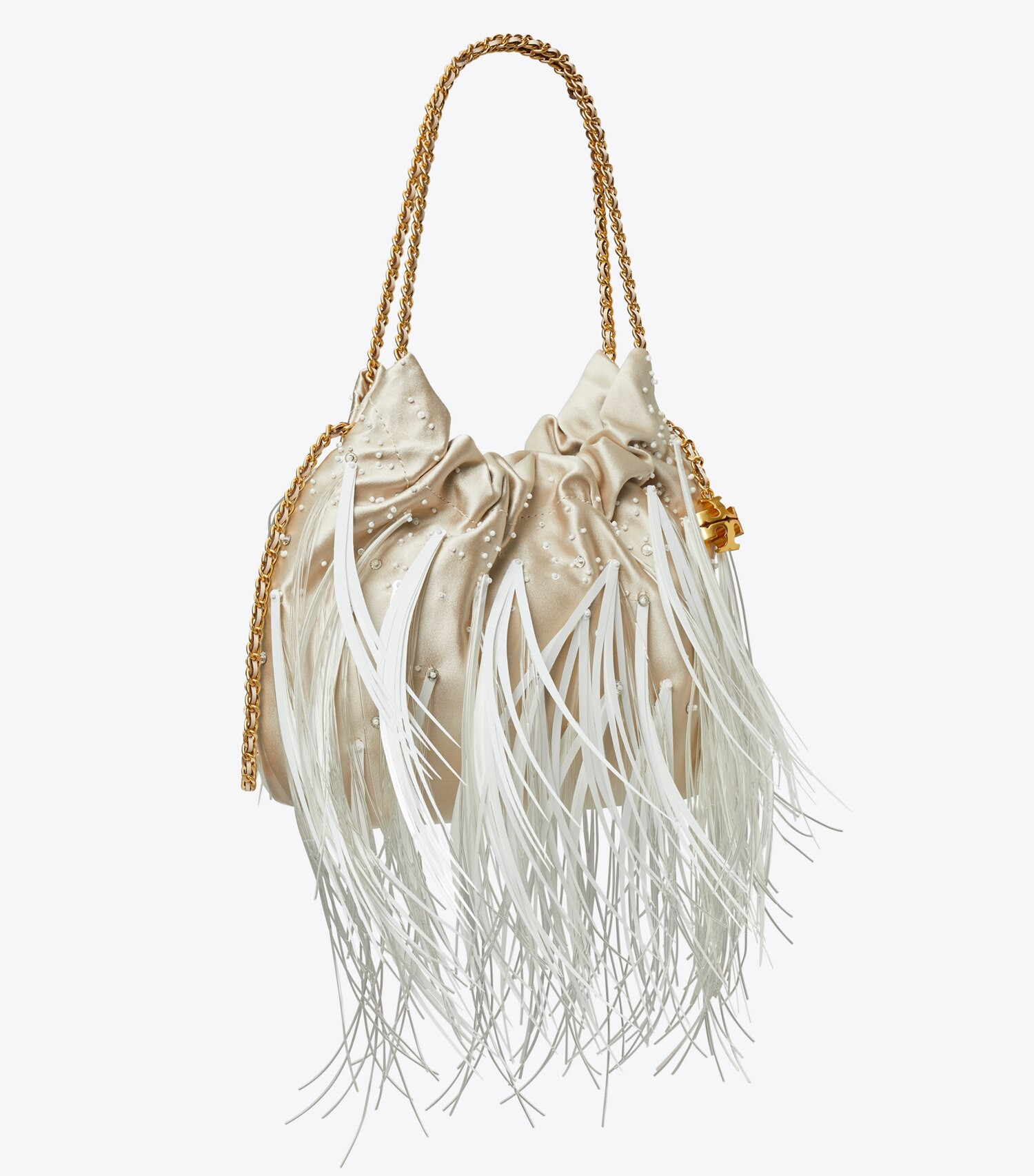Mini Fleming Feather Hobo Bag: Women's Designer Crossbody Bags | Tory Burch | Tory Burch (US)